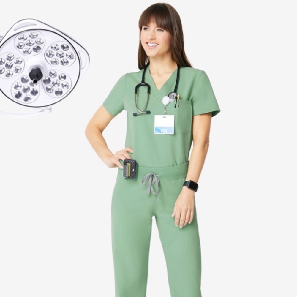 Figs Kade Scrub Pants - Jade